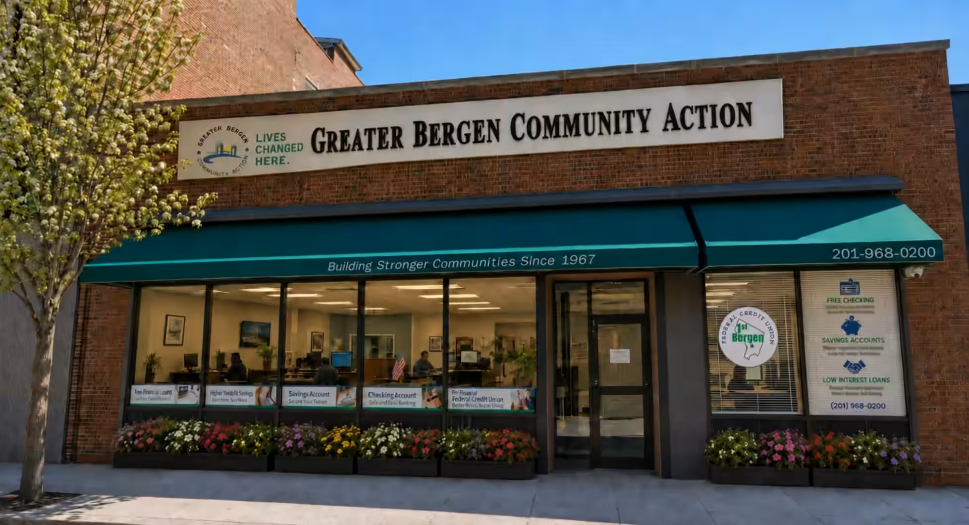 The Greater Bergen Community Action storefront in Hackensack.